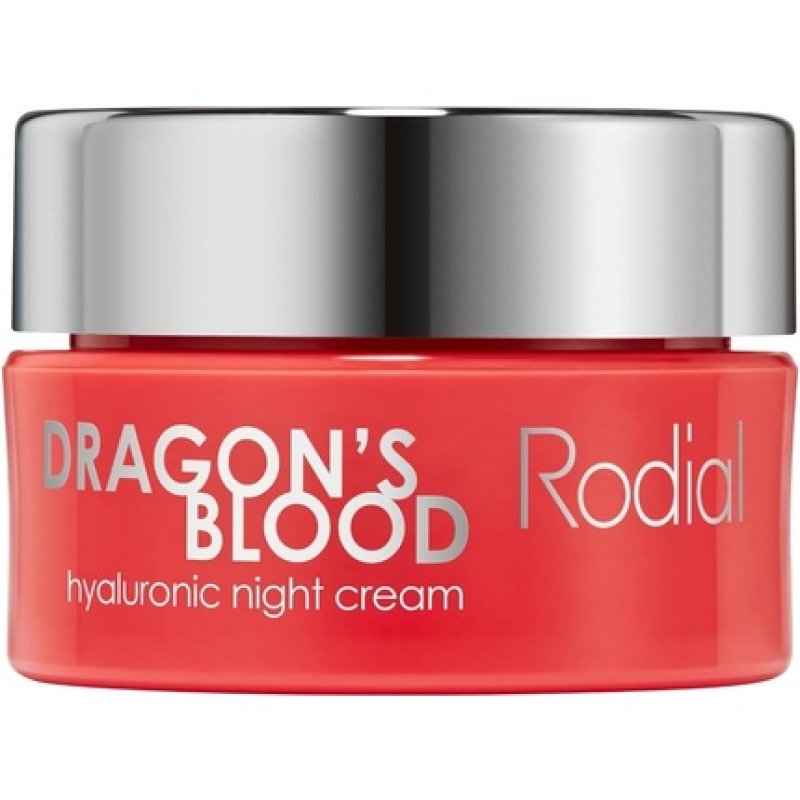 Rodial Dragons Blood Hyaluronic Night Cream Mini 10ml Overnight Skin Perfecting Moisturizer with Hyaluronic Acid and