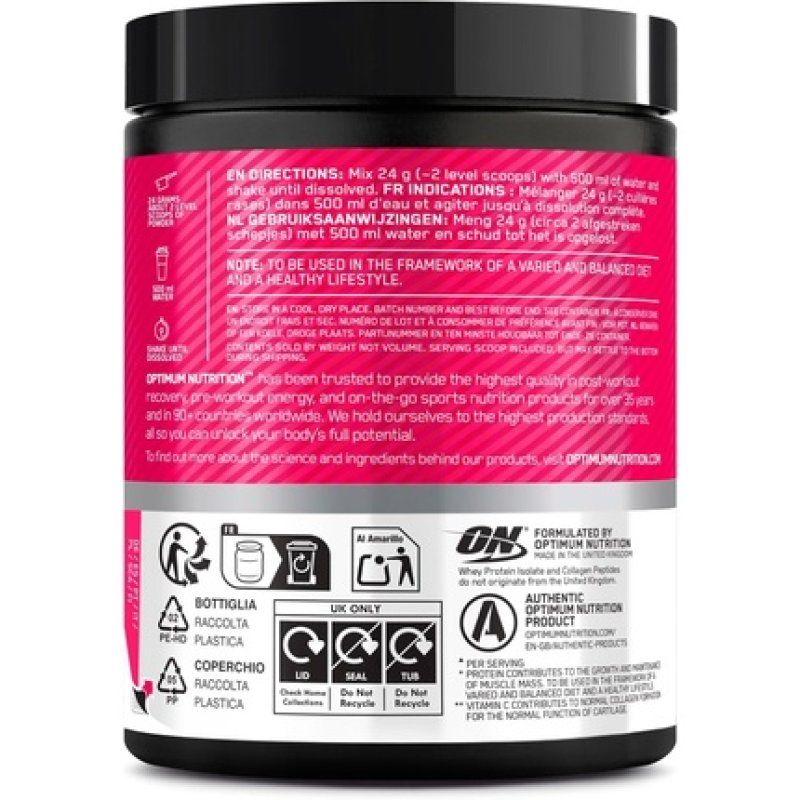 Optimum Nutrition Apple and Raspberry Flavored Ready-to-Mix Whey Protein