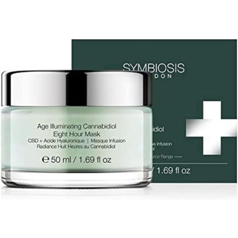 Symbiosis London CBD Hyaluronic Acid Age Illuminating Cannabidiol Eight Hour Mask 1x50ml