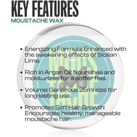 Men Rock Awakening Beard Wax Coffee Oil Infused 25ml