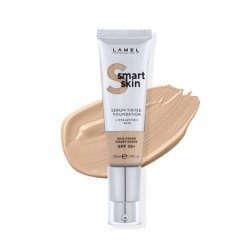 LAMEL Smartskin Serum Tinted Foundation Hydrating Nourishing Color Correcting Anti-Aging Formula with Hyaluronic Acid