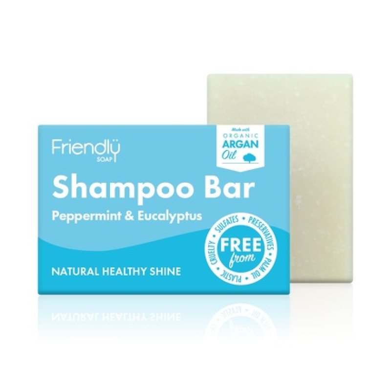 Friendly Soap Peppermint and Eucalyptus Shampoo Bar 0.1kg