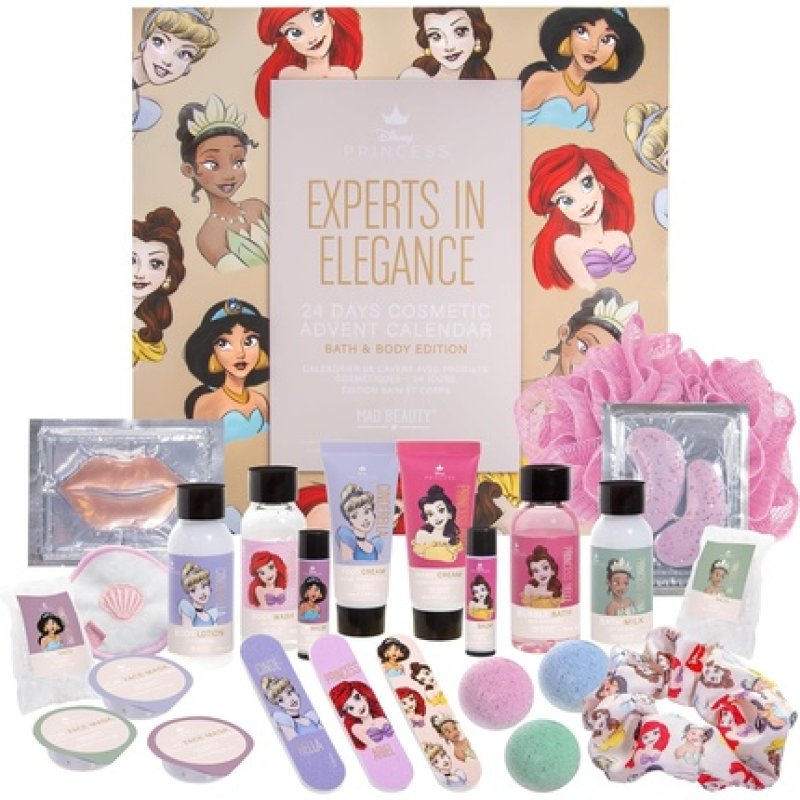 Mad Beauty Disney Princess 24 Day Cosmetic Advent Calendar Beige