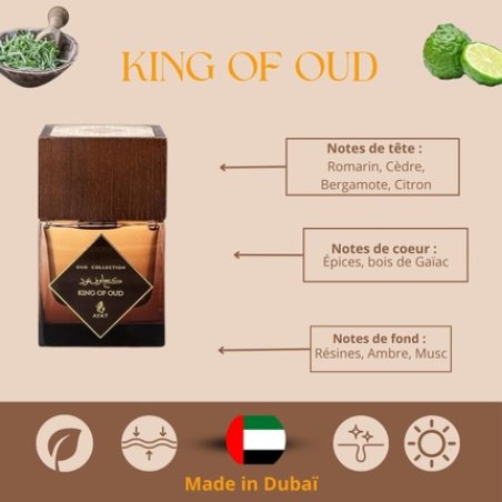 AYAT PERFUMES Eau de Parfum Oud Collection 100ml - Unisex Oriental Fragrance from Dubai