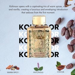 Ayat Perfumes KOHINOOR Diamond Series Luxury Unisex Eau De Parfum 100ml - Arabian Oriental Scent