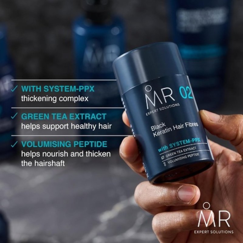 Mr Light Brown Hair Fibres 15g Hair Loss Concealer with System-Ppx for Thinning