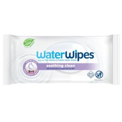 Waterwipes Soothing Clean Wet Wipes For Babies With Lavender Extract - 60 Pieces