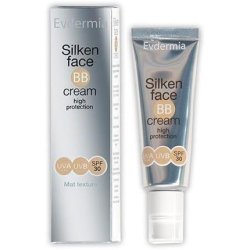 Evdermia Silken Face BB Cream SPF30 50ml Sunscreen Face Cream with Touch of Color - Ideal for Oily Skin