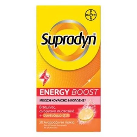 Bayer Supradyn Energy Boost Dietary Supplement For Energy 30 Effervescent Tablets