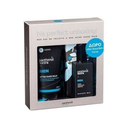 Panthenol Extra His Perfect Unboxing Aftershave Balm 75ml and Eau De Toilette 50ml