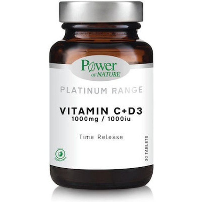 Power Health Classics Platinum Range Vitamin C D3 1000mg - 30 Capsules