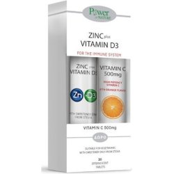 Power Health Power Of Nature Promo Zinc Plus Vitamin D3 With Free Vitamin C 500mg