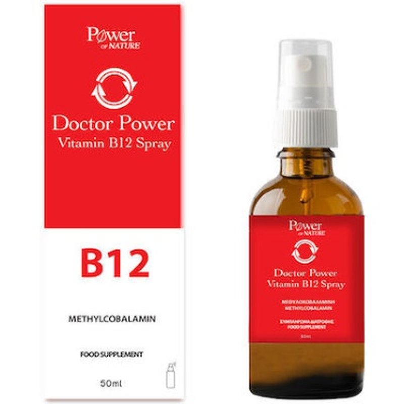 Power Health Power Of Nature Doctor Power Vitamin B12 Spray Dietary Supplement With Vitamin B12 In Spray Form 50ml