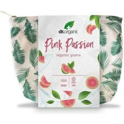 Dr. Organic Pink Passion Organic Guava Promo Set - Includes Shampoo 265ml, Body Wash 250ml, Face Wash 150ml, And A Free