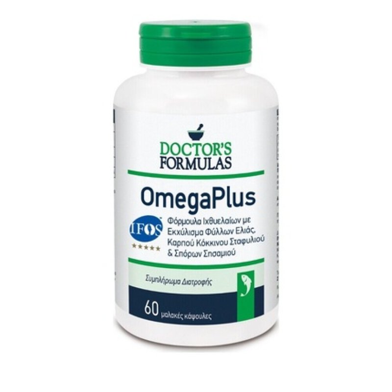 Doctor's Formulas OmegaPlus Fish Oil Formula 60 Softgels