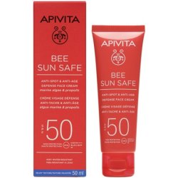 Apivita Bee Sun Safe Anti-Spot Anti-Aging SPF 50 Defense Face Cream Sunscreen 50ml