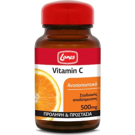 Lanes Vitamin C 500mg - 30 Tablets For Immune Support