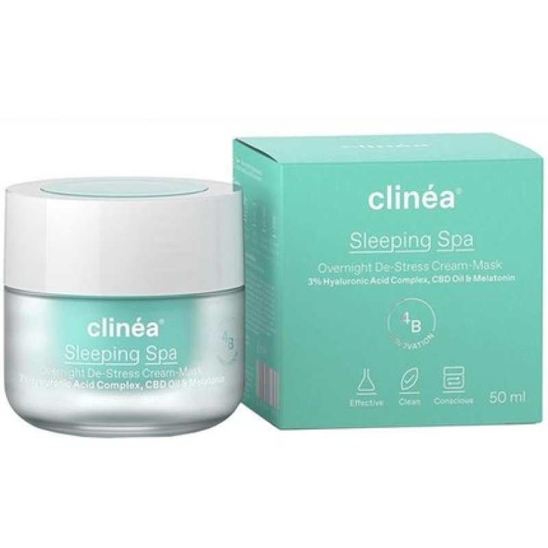 Clinea Clinea Night Cream Sleeping Spa De-Stress Face Cream-Mask Night 50ml
