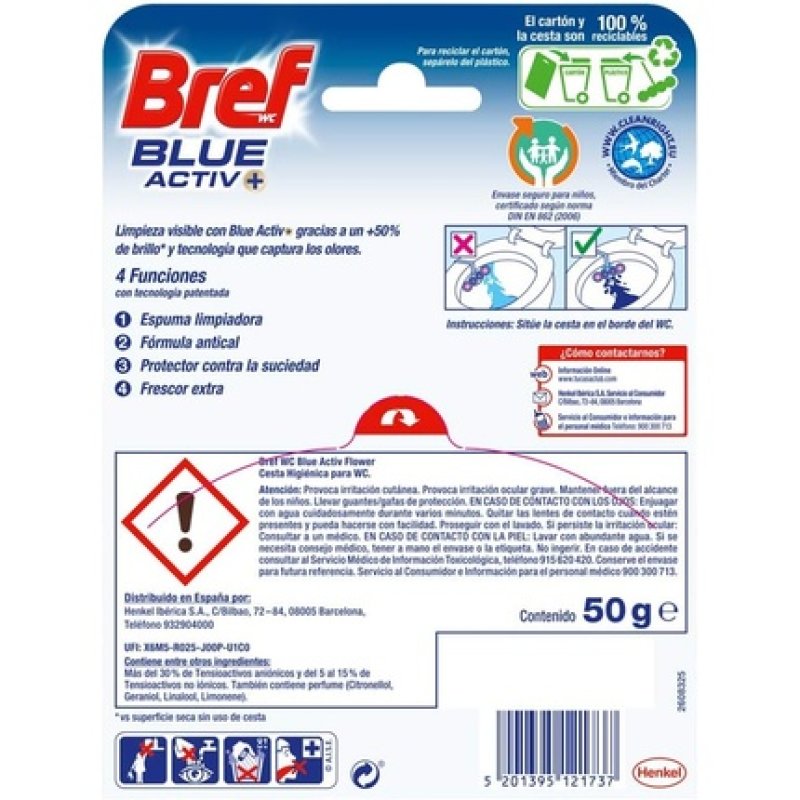 Bref WC Active Blue Activ Floral 50g