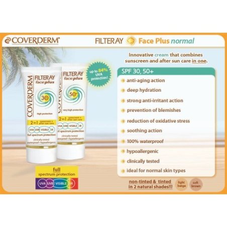 Coverderm Filteray Face Plus SPF30 Face Sunscreen for Normal Skin 50ml