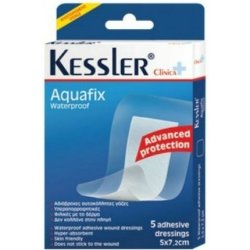 Kessler Clinica Aquafix Waterproof Adhesive Gauzes 5cm X 72 Pieces