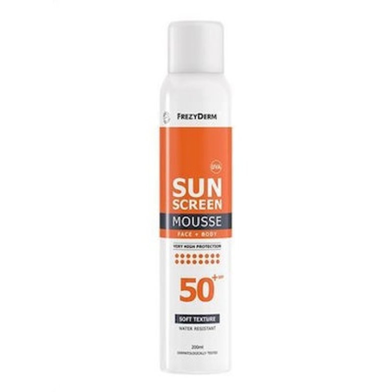 Frezyderm Sunscreen Mousse Facial And Body Sunscreen Spf50 - 200ml