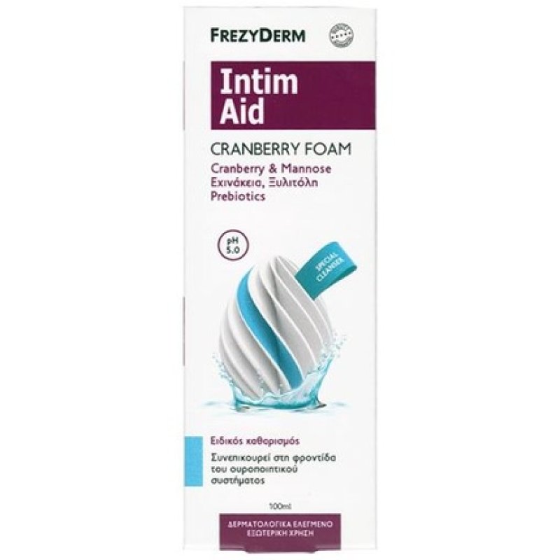 Frezyderm Frezyderm Intim Aid Cranberry Foam Ph 5.0 - 100ml