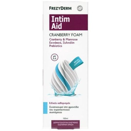 Frezyderm Frezyderm Intim Aid Cranberry Foam Ph 5.0 - 100ml
