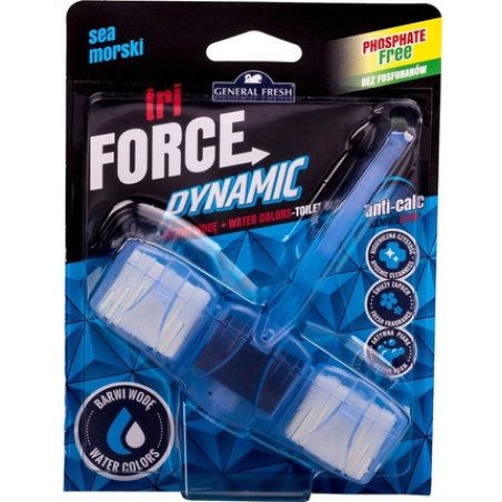 WC Blauspüler Tri Force Dynamic Intensive Duft 12x45g