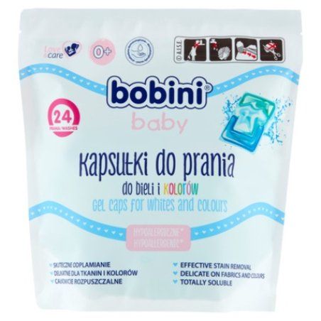 Bobini Baby White and Color Wash Capsules 576g