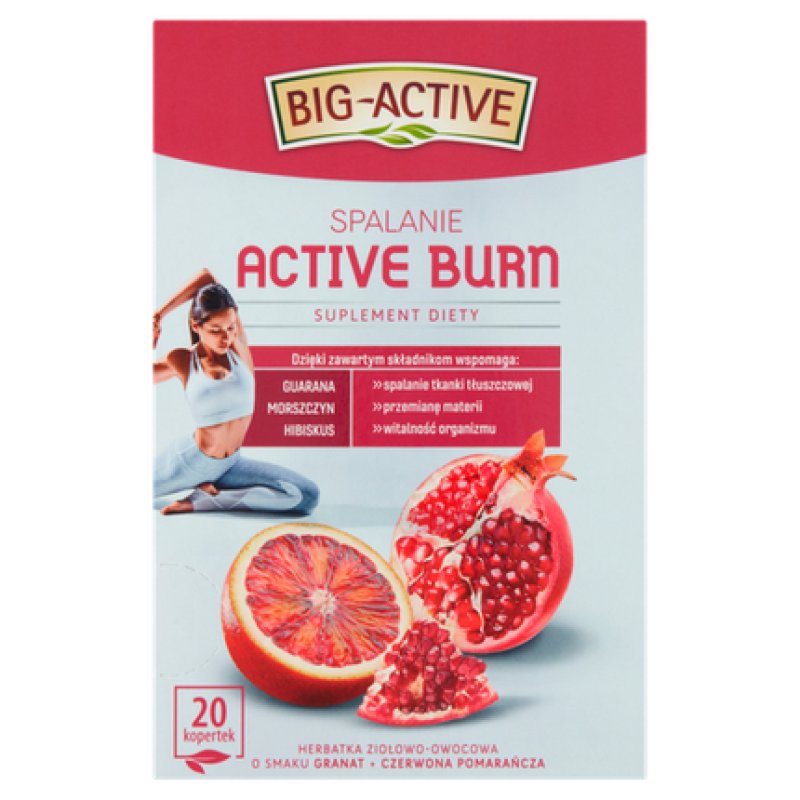 Big-Active Active Burn Dietary Supplement Herbal & Fruit Tea