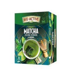 Big-Active Matcha Green Tea & Lime 20 Bags 1.5g