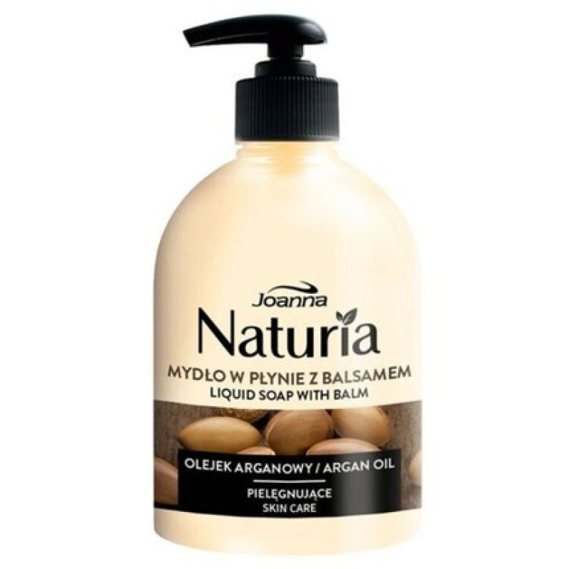 NATURIA Hand Soap with Argan Oil - Liquid Soap with Argan Balm