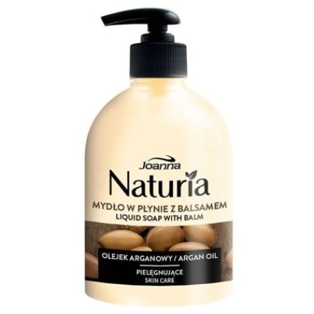 NATURIA Hand Soap with Argan Oil - Liquid Soap with Argan Balm