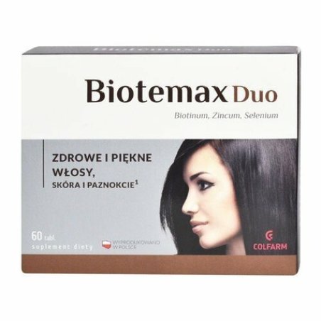 Biotemax Duo 60 Tablets Beautiful Hair Skin Nails