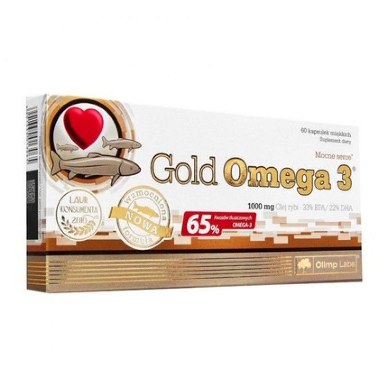 Olimp Labs Gold Omega 3 1000mg Dietary Supplement 60 Capsules
