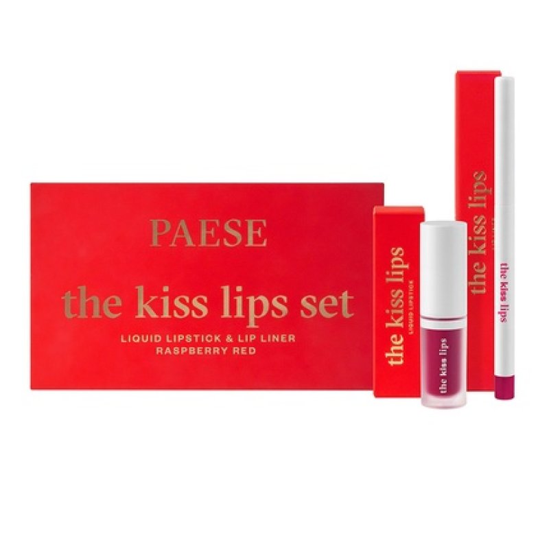 Paeseset The Kiss Lips Lipstick 05 Raspberry Red - 34ml
