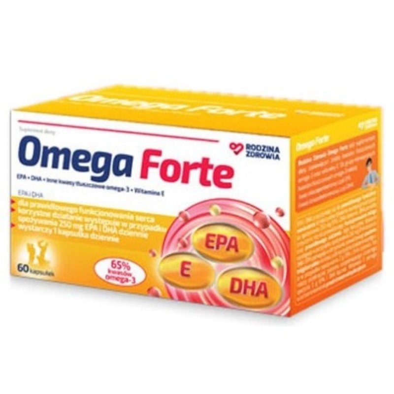 Family Health Omega Forte 60 Capsules - Long-Term Validity