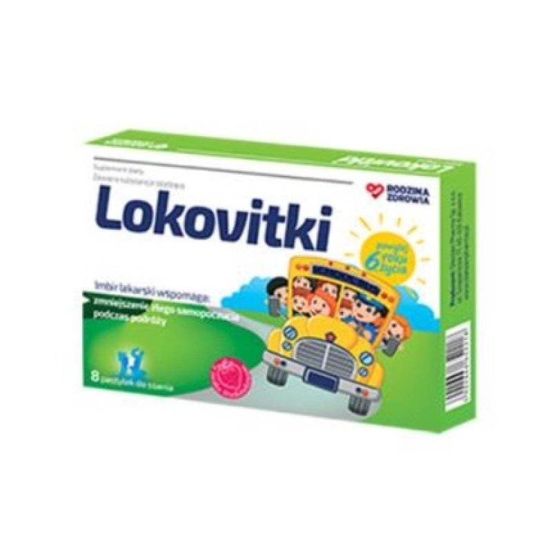 Rodzina Zdrowia Strawberry Flavored Lozenges - 8 Lozenges