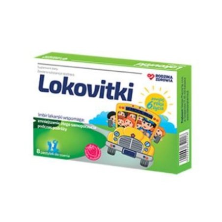 Rodzina Zdrowia Strawberry Flavored Lozenges - 8 Lozenges