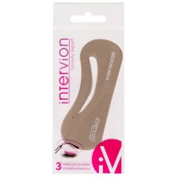 Inter-Vion Eyebrow Stencils Medium Arch 3 Pieces