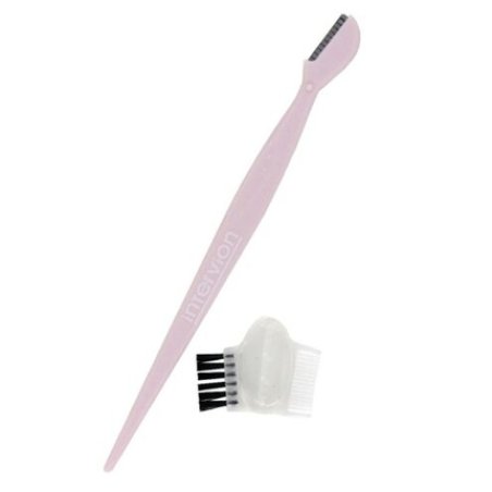 Rose Collection Eyebrow Razor with Comb Cover Inter Vion