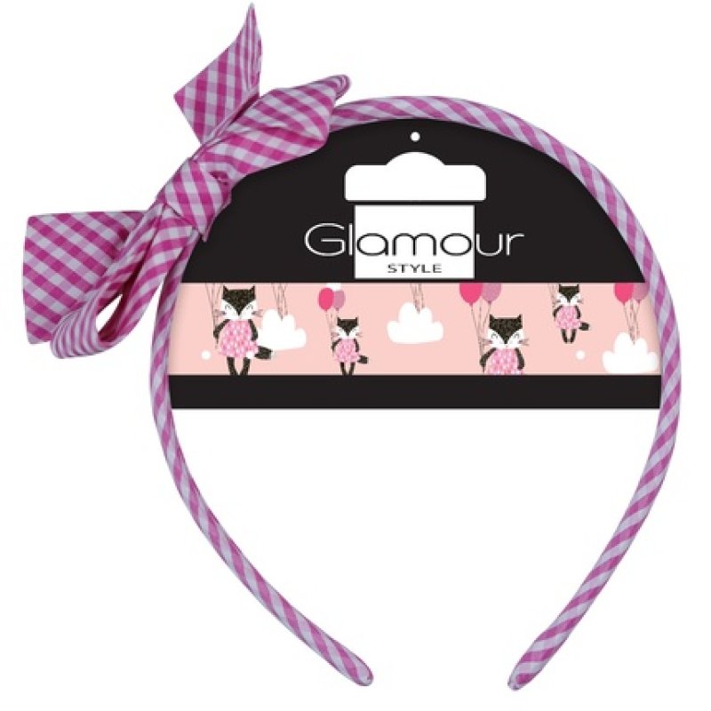 Glamourkids Headband With Bow Pink