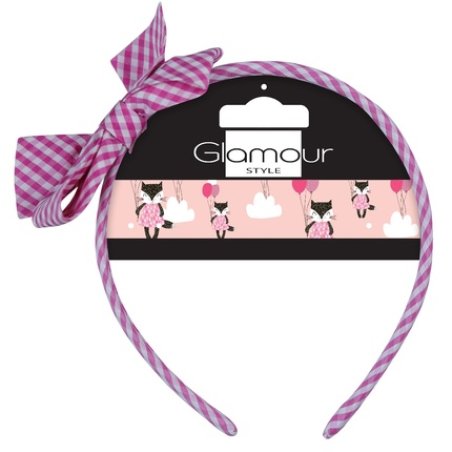 Glamourkids Headband With Bow Pink