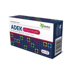 Ekamedica Adek 60 Capsules - Vitamin A, D, E, And K Supplement