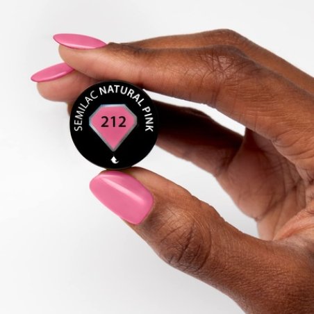 Semilac 212 UV Hybrid Nail Polish Business Line Natural Pink 7ml