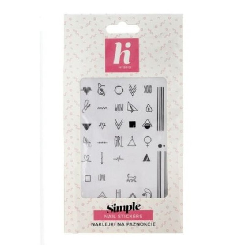 Hi Hybrid Nail Art Sticker Easy