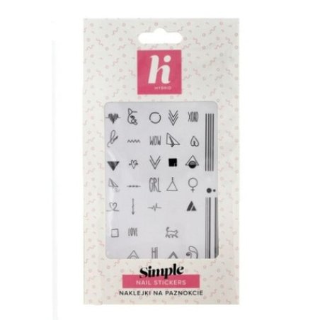 Hi Hybrid Nail Art Sticker Easy