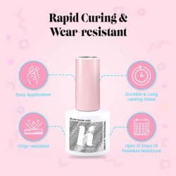 Hi Hybrid UV Gel Nail Polish in Popular Beige, Blue, Brown, Pink, Yellow, Gold, Green, and Grey Colors 5ml