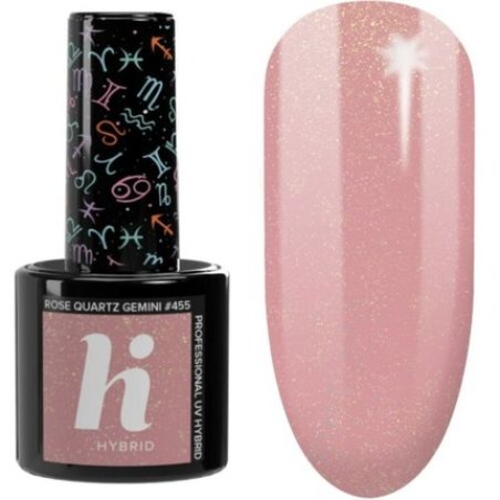 Hi Hybrid Zodiac Hybrid Nail Polish No. 455 Rose Quartz Gemini 5ml